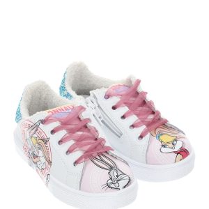 Monnalisa Girls Lola & Bugs Leather Trainers