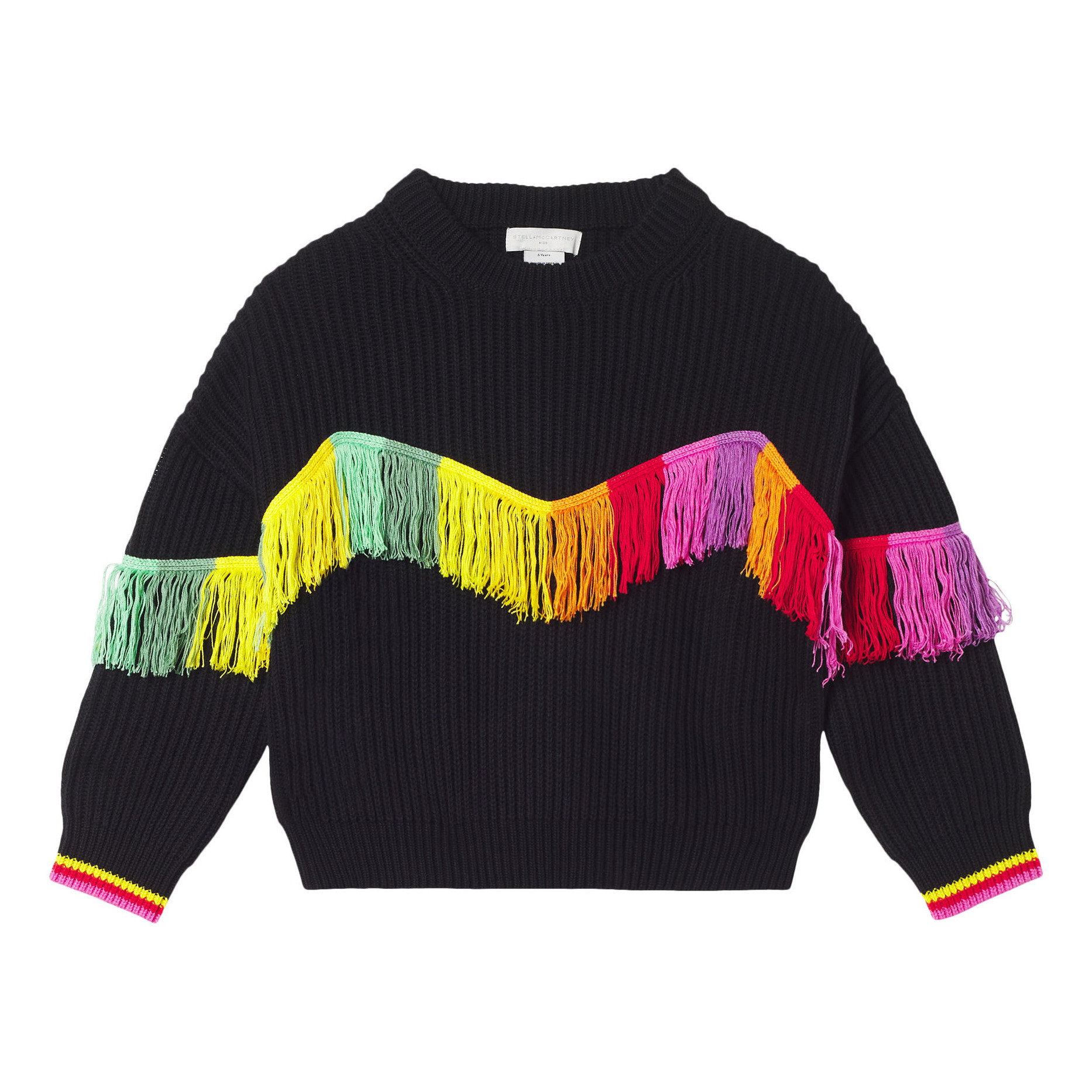 Stella McCarney Girls Black Knitted Sweater HET KINDERKABINET