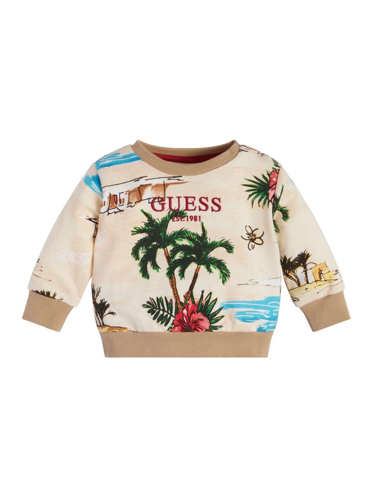 Guess Baby Boys Soft Yellow Sweater