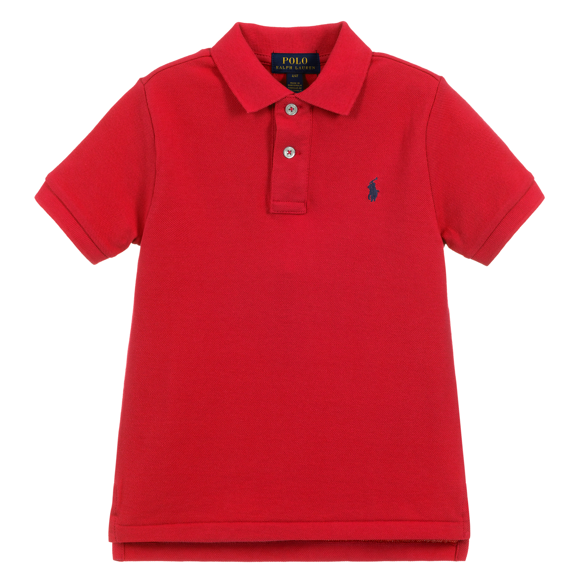 Ralph Lauren Boys Red Logo Polo Shirt